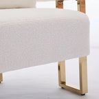 Modern 24.4 Upholstered Accent Chair (Set of 2)
