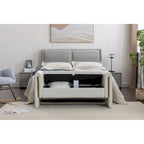 Velvet Fabric Storage Bench