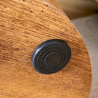 15.7 Modern Round Coffee Table with Fashionable Pattern and Stable Base for Living Room