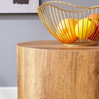 15.7 Modern Round Coffee Table with Fashionable Pattern and Stable Base for Living Room