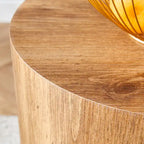 15.7 Modern Round Coffee Table with Fashionable Pattern and Stable Base for Living Room