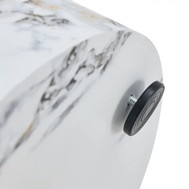 15.7 Modern Round Coffee Table with Fashionable Pattern and Stable Base for Living Room