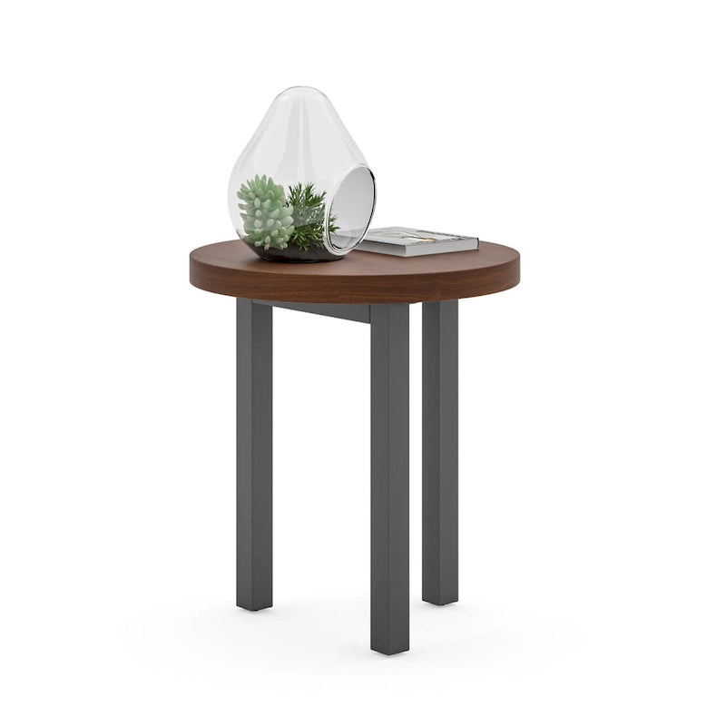 Brown Wood End Table - 18' x 18' x 20'
