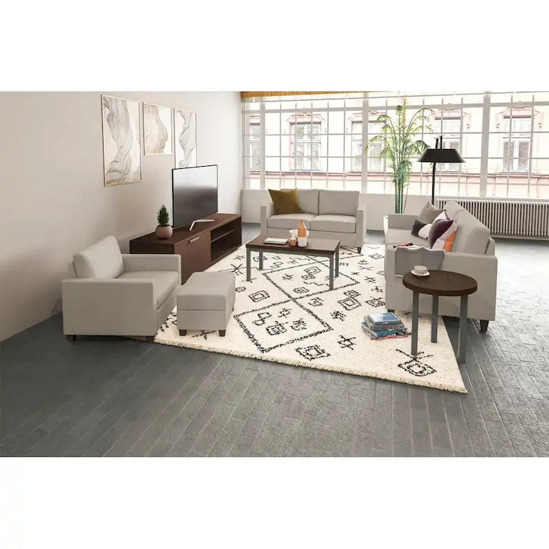 Brown Wood End Table - 18' x 18' x 20'