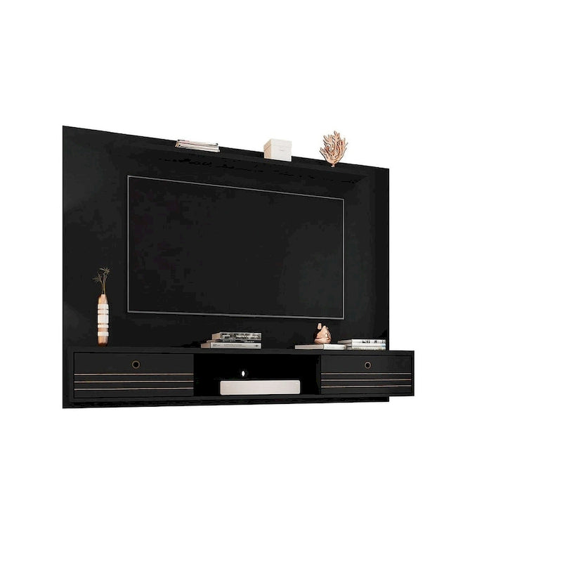 Mid Century Modern Wood 70.86 Floating Living Room Entertainment Furniture