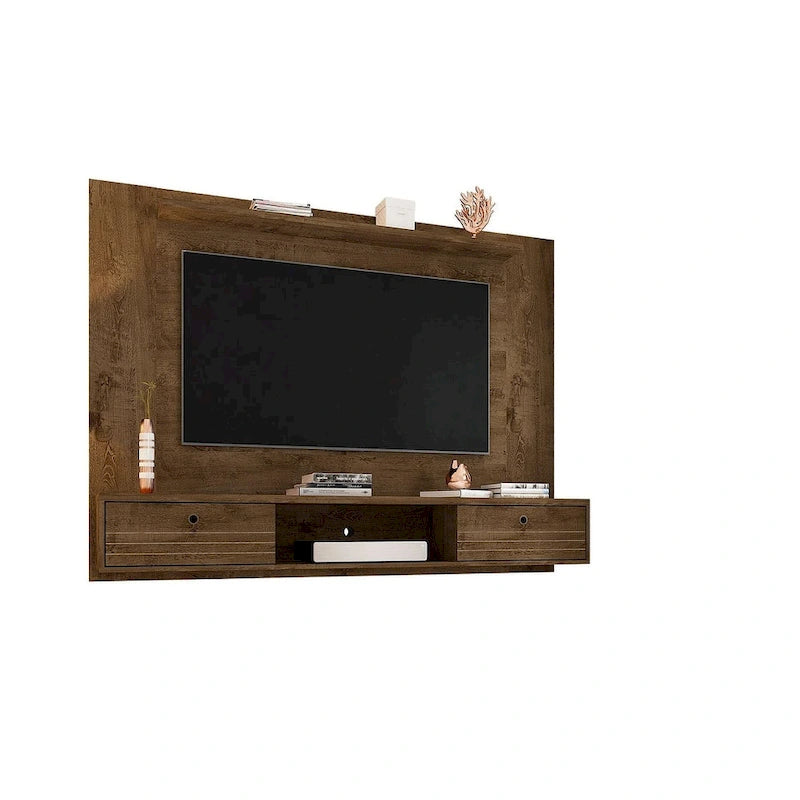 Mid Century Modern Wood 70.86 Floating Living Room Entertainment Furniture