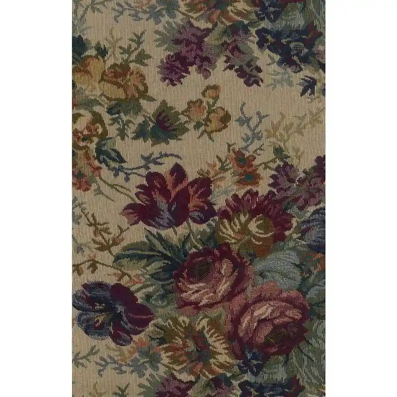 Multi-Color Rattan Double Papasan Chair with Tapestry Cushion, Seats 2