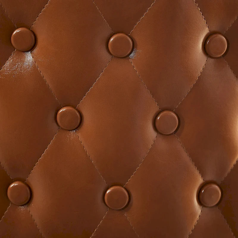 Faux Leather Swivel Home Office Chair