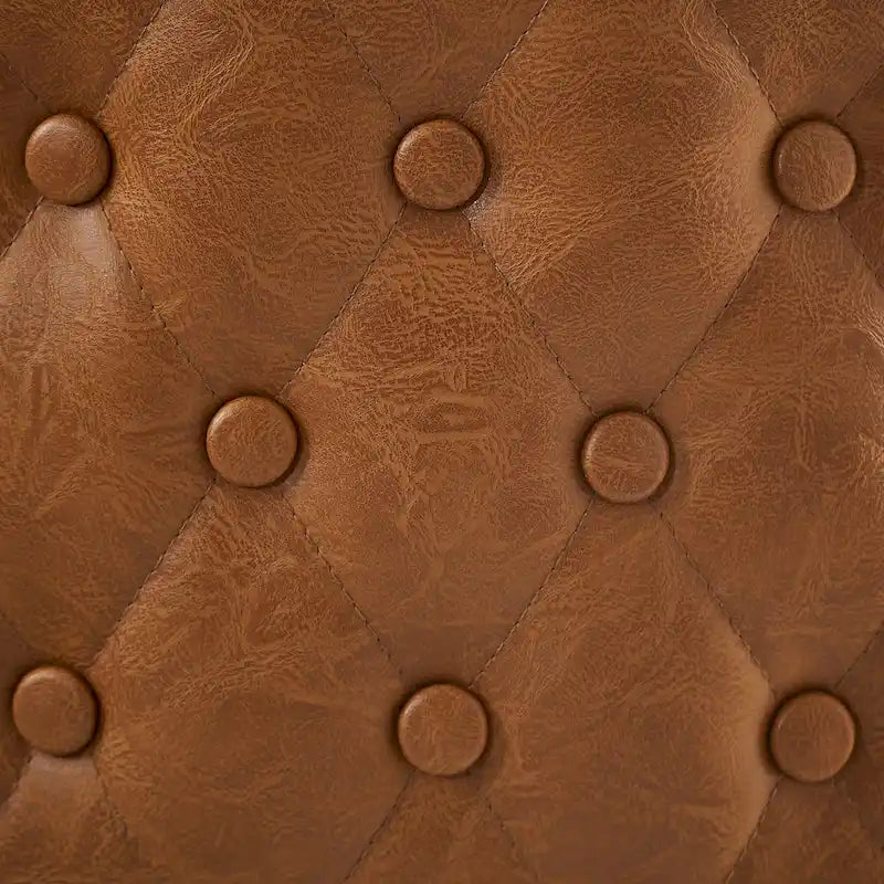 Faux Leather Swivel Home Office Chair