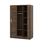 3-Door Shutter Wardrobe with shelves For Bedroom