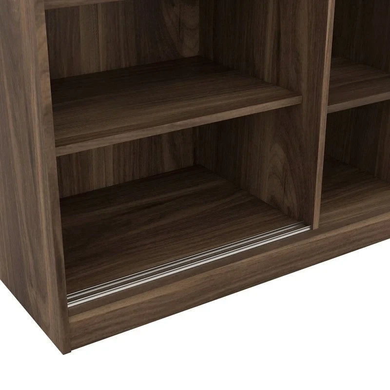 3-Door Shutter Wardrobe with shelves For Bedroom