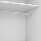 3-Door Shutter Wardrobe with shelves For Bedroom