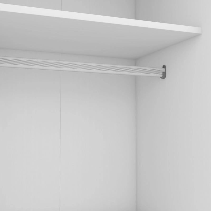 3-Door Shutter Wardrobe with shelves For Bedroom