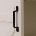 Farmhouse Floor Bathroom Storage Cabinet with Sliding Barn Door