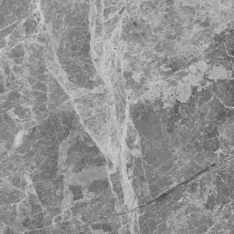 Gray Marble Top Side Table