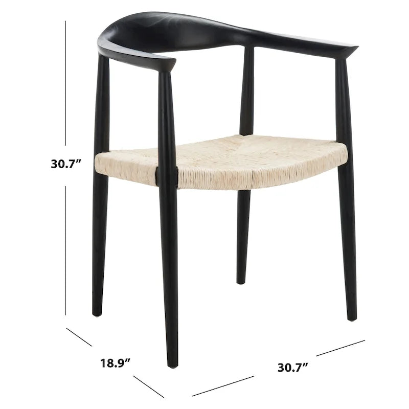 Twist Accent Chair - 24.8 W x 18.9 L x 30.7 H - 25Wx19Dx31H