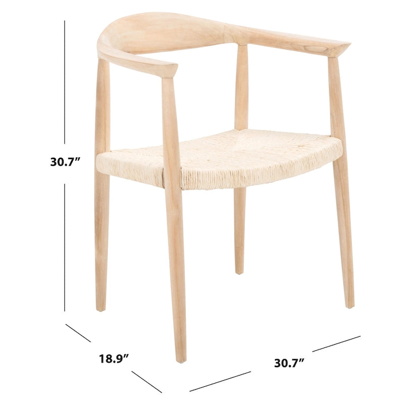Twist Accent Chair - 24.8 W x 18.9 L x 30.7 H - 25Wx19Dx31H