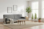 Sleeper Sofa with Armrests Sofa Couch Recliner Chair Loveseat Fabric - 80.7 x 35 x 27.6