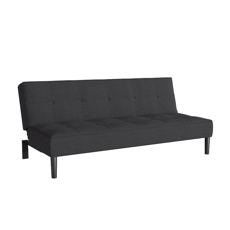 Convertible Futon Sofa Bed with Textured Mattress