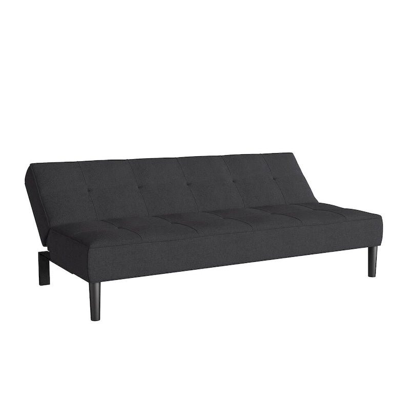 Convertible Futon Sofa Bed with Textured Mattress