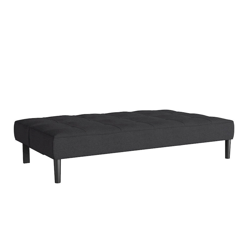 Convertible Futon Sofa Bed with Textured Mattress
