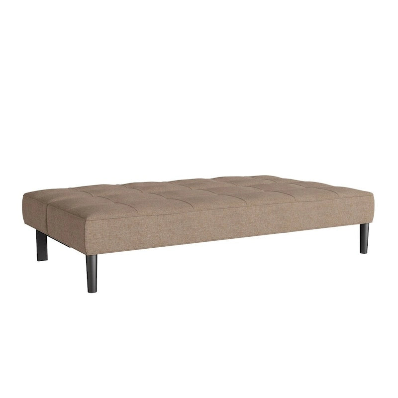Convertible Futon Sofa Bed with Textured Mattress
