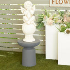 Outdoor Accent Table - Dark Gray or White