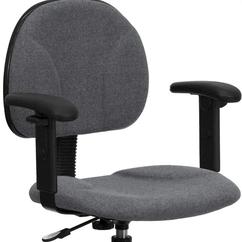 Fabric Drafting Chair with Arms (Cylinders: 22.5-27H or 26-30.5H)