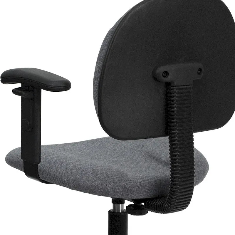 Fabric Drafting Chair with Arms (Cylinders: 22.5-27H or 26-30.5H)