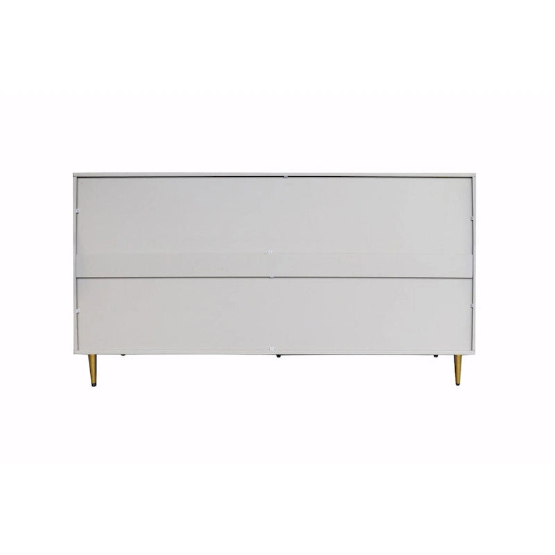 Modern Lacquered 4-Door Wooden Sideboard Buffet Server Cabinet